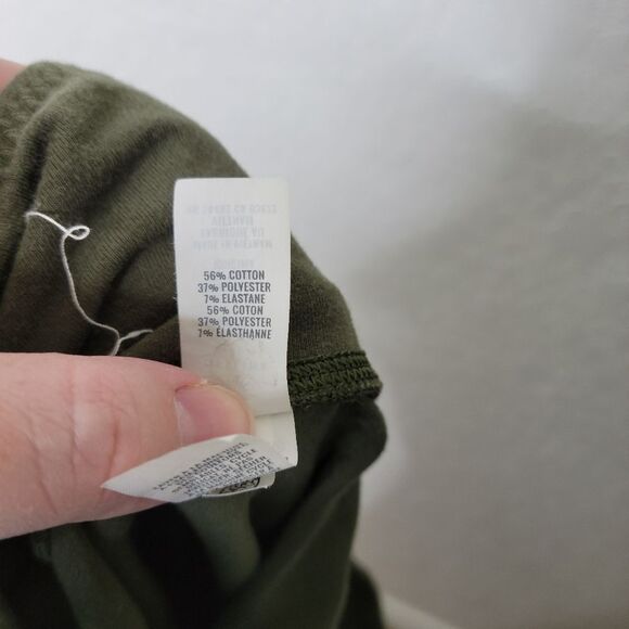 Aerie Offline Size XXL Olive Green Cotton OG Regular Rise Pull-On Leggings - Picture 6 of 7